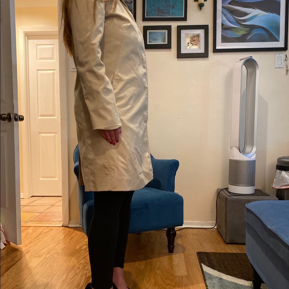 Cole Haan City Trench Coat in Tan Size S - Picture 4 of 12